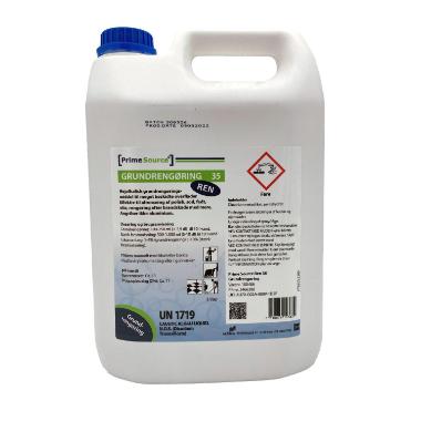 Grundrengøring Prime Source Ren 35 Fjerner Polish/Sod o.a. uden Parfume 5 ltr,5 ltr/dnk