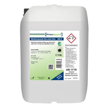 Maskinopvask Flydende Prime Source Mild Alu 12.9kg Svanemærket uden Klor til alu,12,9 kg/dnk