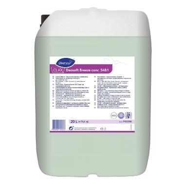 Tøjvask skyllemiddel Clax Deosoft Breeze Conc 54B1 med parfume 20 ltr,20 Ltr/dnk