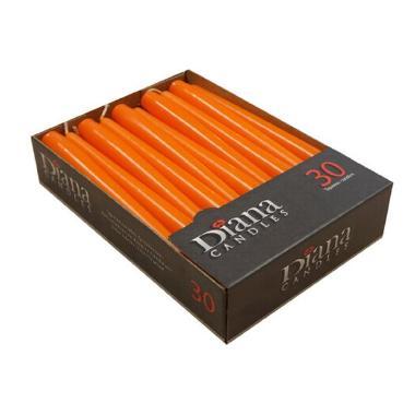 Antiklys Ø22x245 mm Brændetid 7.5 timer Orange,30 stk/pk