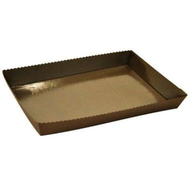 Kageform Easy Bake 280x380x45 mm Karton med PET Brun,200 stk/krt