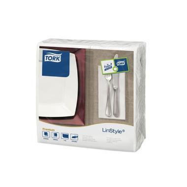 Serviet Tork Linstyle 39x39 cm 1/8-fold Hvid,12 pk x 50 stk/krt