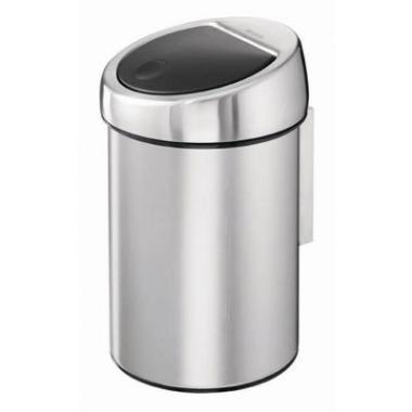 Affaldssbeholder Touch Bin 3 ltr Stål Mat,stk