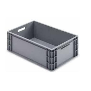 Plastkasse R-model 43.5 ltr 60x40x22.3 cm HDPE Grå,stk