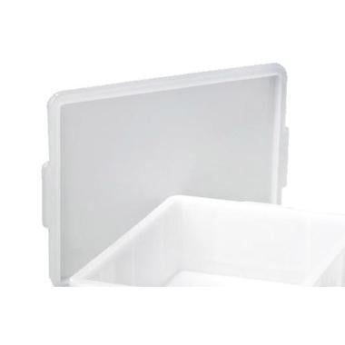 Låg Til Plastkasse CB 13/23 ltr L42xB23xH1cm HDPE Hvid,stk