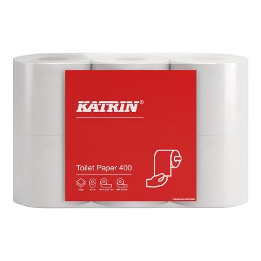 Toiletpapir Katrin 2-lag 48 m Hvid,7 pk x 6 rl/krt