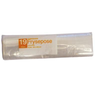 Frysepose Catersource 19 ltr 450x600 mm med Skrivefelt LDPE,20 Stk/rl