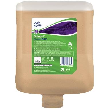 Håndrens Solopol Classic PURE Heavy Blomst t Olie/Fedt med Aloe Vera 2 ltr Brun,2 ltr/fl