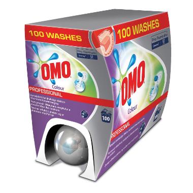 Tøjvask Flydende OMO Proffesionel Liquid Colour Bag-in-Box m/Vaskebold 7.5 ltr,7.5 ltr/bk