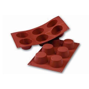 Bageform 1/3 GN Ø6.9x3.5 cm 6 Muffins,stk