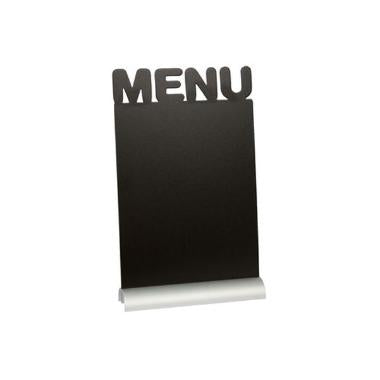 Tavle Securit Menu 21x34x6 cm med Hvid tuschpen med Alu fod,stk