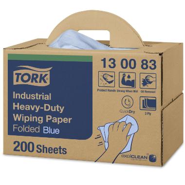 Aftørringsklud Tork W7 Handybox 3-lag Ekstra kraftig 32,4x38,5 cm,200 stk/krt