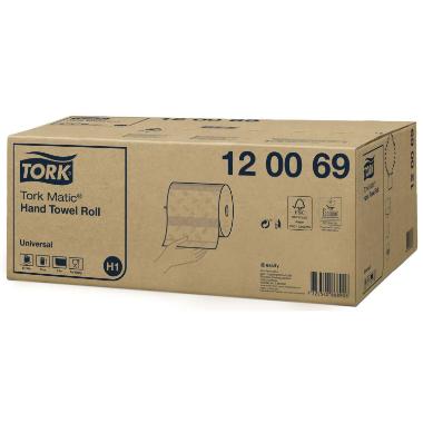 Håndklæderulle Tork Matic Universal H1 System 2-lag 150 m Hvid,6 rl/krt