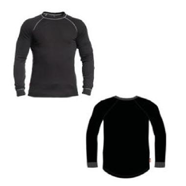 Termoundertrøje Crewneck FE 2-funktionel str L Sort,stk