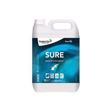 Universalrengøring SURE Interior&Surface Cleaner Plantebas uden parfume 5ltr,2 dnk x 5 ltr/krt