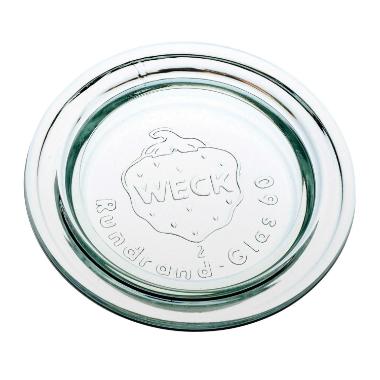 Låg Weck Ø6.7 cm til Patentglas. Glas,stk