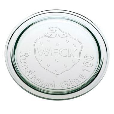 Låg Weck Ø10.8 cm til Patentglas. Glas,stk