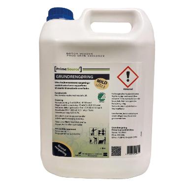 Grundrengøring Prime Source Mild ULTRA Svanemærket højkonc u Farve/Parfume 5 ltr,5 ltr/dnk