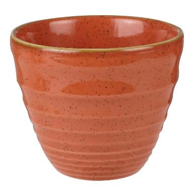 Krus Stonecast 28 cl Ø9.5x8.3 cm Porcelæn Orange,12 stk/krt