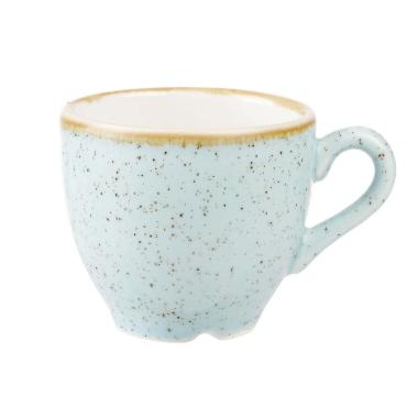 Kop Espresso Stonecast 10 cl Ø6.5x H5.5cm. Porcelæn Lyseblå,12 stk/krt