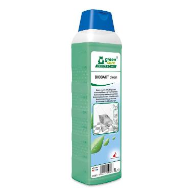 Universalrengøring BIOBACT Clean rengøring/lugtfjerner 100% biologisk 1 ltr,1 ltr/dnk