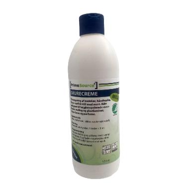 Skurecreme Prime Source MILD Svanemærket uden farve og parfume 500 ml,500 ml/fl