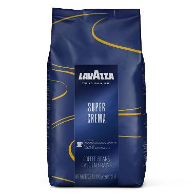 Kaffe Lavazza Super Crema Espresso 1kg hele bønner,1 kg/ps