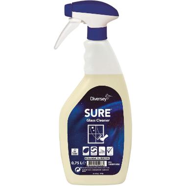 Glasrens SURE Glass Cleaner Blomstermærket uden farve/parfume 750 ml,750 ml/fl