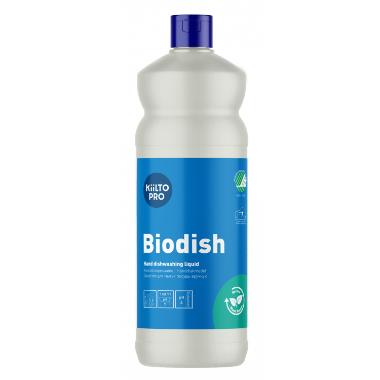 Håndopvask Kiilto Natura Biodish Svanemærket uden farve og parfume 1 ltr,1 ltr/fl