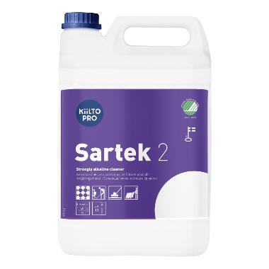 Grundrengøring Kiilto Sartek 2 Svane u parfume til olie/fedt i værksteder 5 ltr,3 dnk x 5 ltr/krt