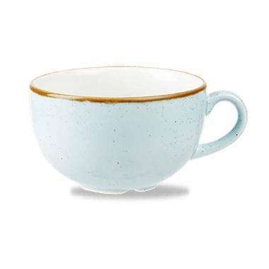 Kop Stonecast Cappuccino 22.7 cl Ø9.5x5.5 cm Porcelæn Lyseblå,12 stk/krt