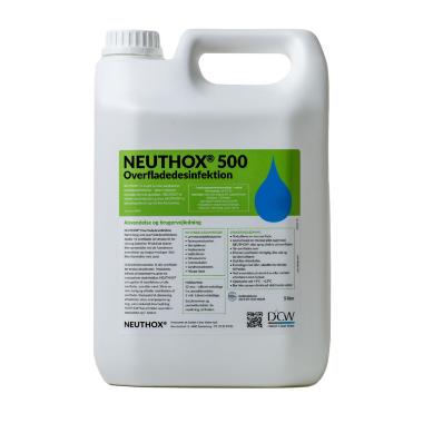 Desinfektion Neuthox 500 ppm 5ltr med Hypoklorsyre uden Sprit Fødevaregodkendt,5 ltr/dnk