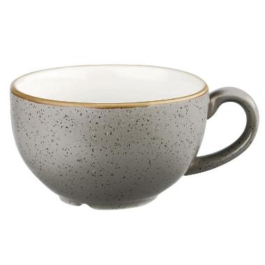 Kop Stonecast Cappuccino 22.7 cl Ø9.5x5.5 cm Porcelæn Grå,12 stk/krt