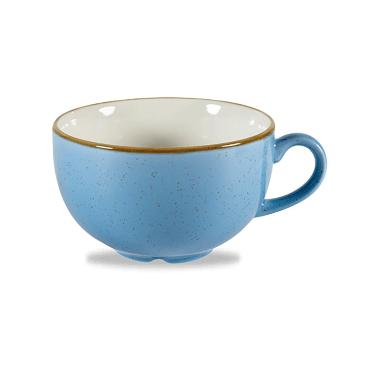 Kop Stonecast Cappuccino 22.7 cl Ø9.5x5.5 cm Porcelæn Markblomst Blå,12 stk/krt