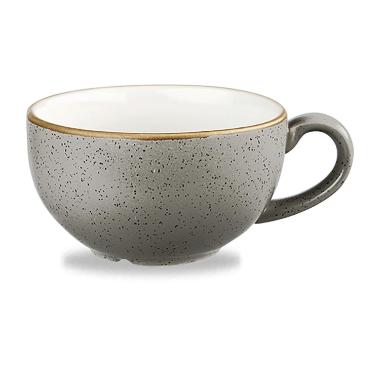 Kop Stonecast Cappucino 34 cl Ø11x6.5 cm Porcelæn Grå,12 stk/krt