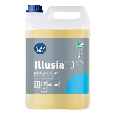 Vaskepleje uden voks Kiilto Illusia 10 Svanemærket uden farve/parfume 5 ltr,5 ltr/dnk