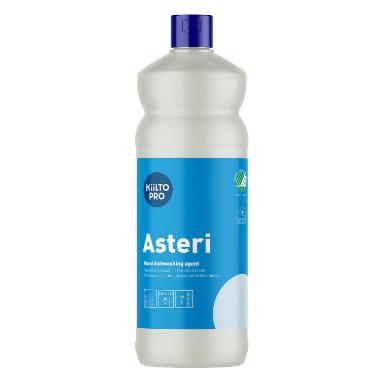 Håndopvask Kiilto Asteri Svanemærket Astma- Allergimærke u farve/parfume 1 ltr,6 fl x 1 ltr/krt