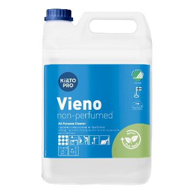 Universalrengøring Kiilto Vieno uparfumeret Svanemærket Astma- Allergimærke 5ltr,3 dnk x 5 ltr/krt