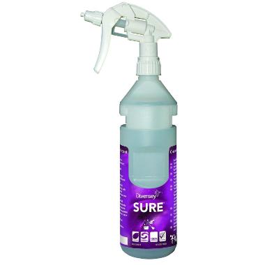 Flaske til SURE cleaner disinfectant 750ml,750 ml/fl