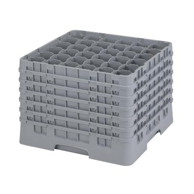 Opvaskekurv Cambro 25 rum L50xB50cm plast grå til glas,stk