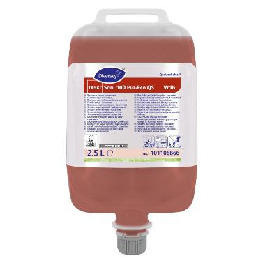 Sanitetsrengøring TASKI Sani 100 Pur-Eco QS W1b m Farve/Parfume 2.5ltr rød,2 stk/krt