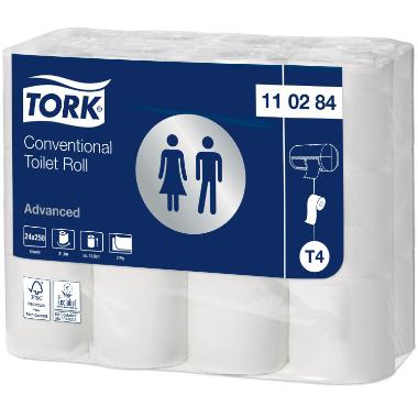 Toiletpapir Tork Advanced T4 2-lag 31.4m hvid