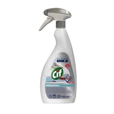 Desinfektion Cif Pro Formula Spray 750ml Klar-til-brug uden parfume Klar,750 ml x 6 stk/krt