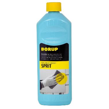 Husholdningssprit 93% Borup denatureret ethanol baseret på bioethanol 500 ml,500 ml/fl