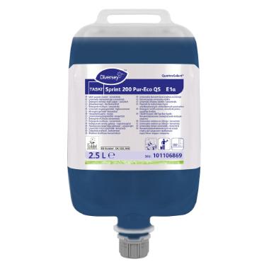 Universalrengøring Taski Sprint 200 Pur-Eco QS 2,5ltr Blomstermærket Hvid,2 stk x 2.5 ltr/krt