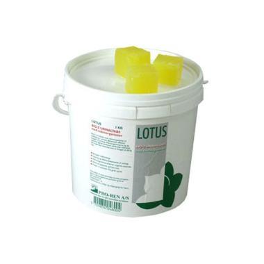 Urinalblok Lotus Bio-Z Citron med Farve/Parfume uden Gitter/Ophæng 1 kg - 45 Stk/sp