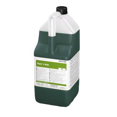 Universalrengøring Gulv Wash'n Walk m/Enzym Neutral pH t Porøse gulve 5 ltr Grøn,5 Ltr/dnk