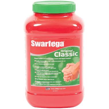 Håndrens Swarfega Original Classic Gel m parfume t olie/fedt/snavs 4.5 ltr grøn,4.5 ltr/dnk