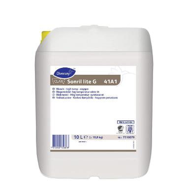 Tøjvask Blegemiddel Flydende Clax Sonril Lite G 41A1 Surt m/Brintoverilte 10 ltr,10 Ltr/dnk