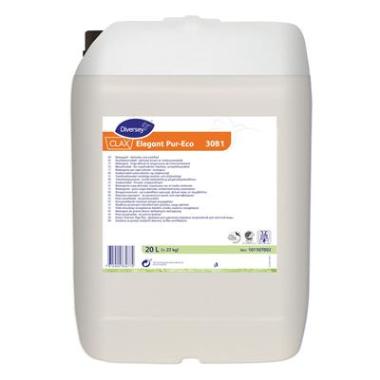 Tøjvask Flydende Clax Elegant Pur-Eco 30B1 20ltr Svanemærket u. Parfume til sart,20 ltr/dnk